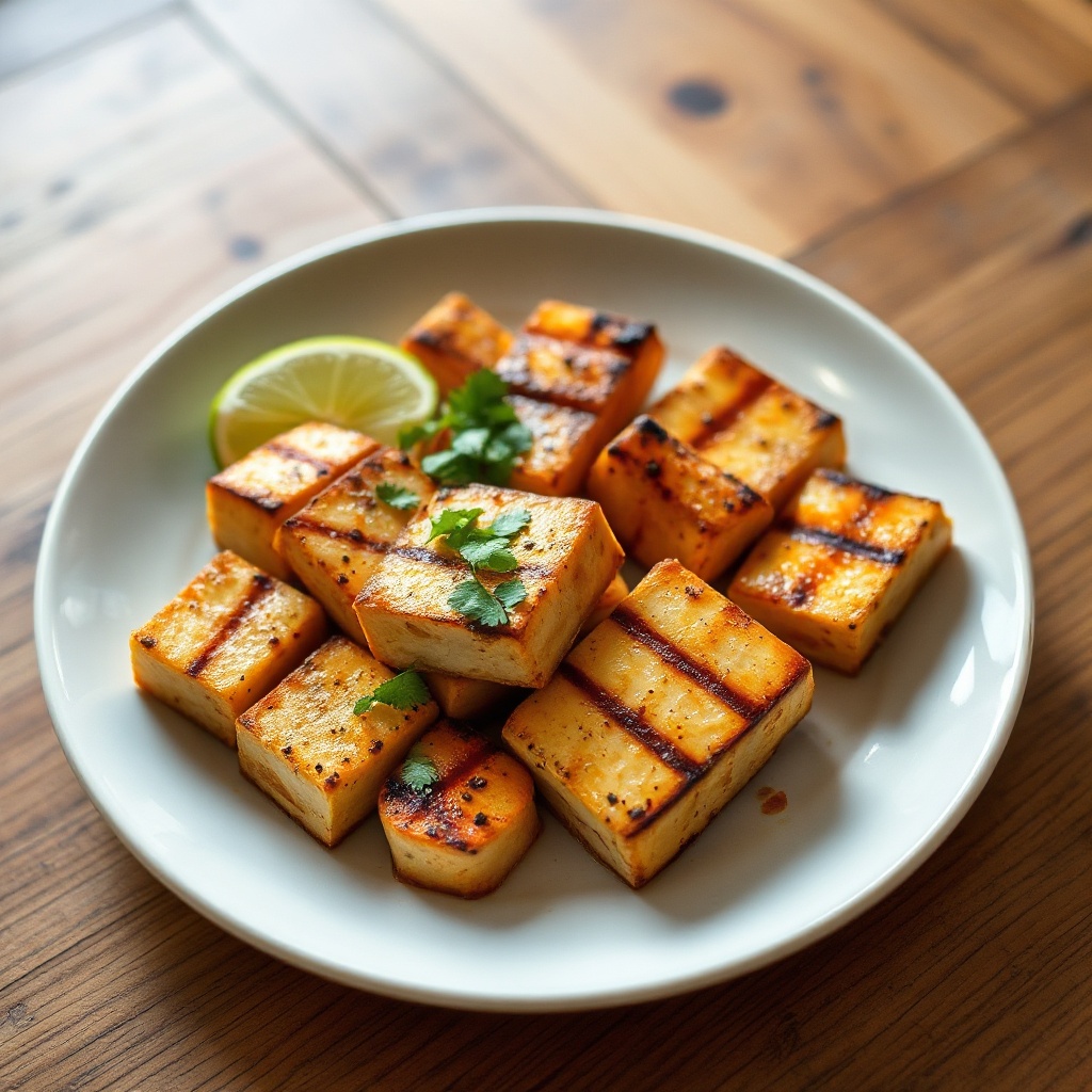 Zesty Grilled Tofu Delight