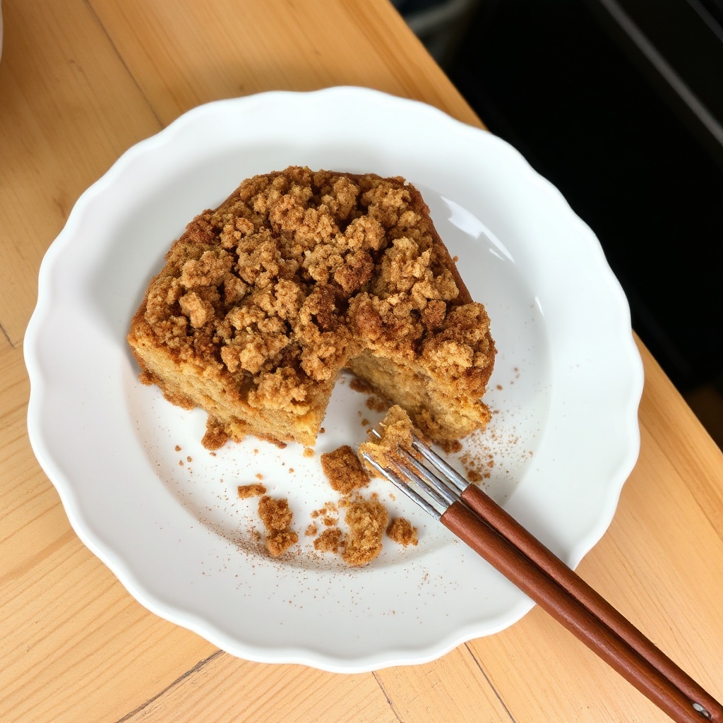 Rustikaler Zimt-Streusel-Kaffeekuchen