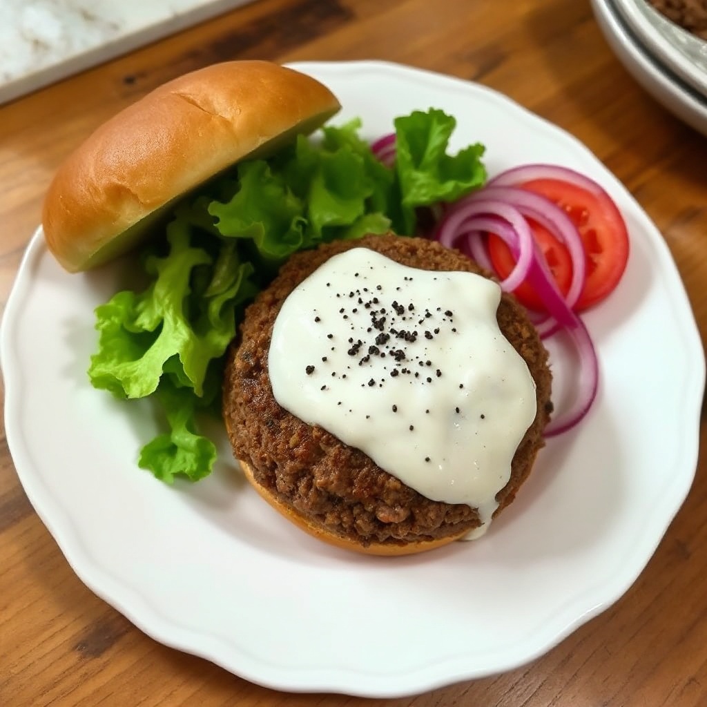 Savory Ranch-Style Beef Burgers