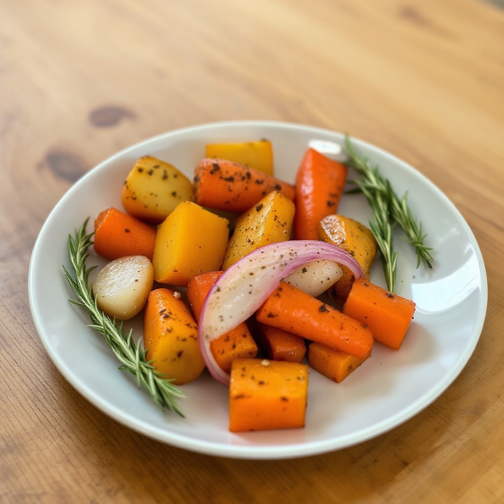 Herb-Infused Roasted Root Vegetables