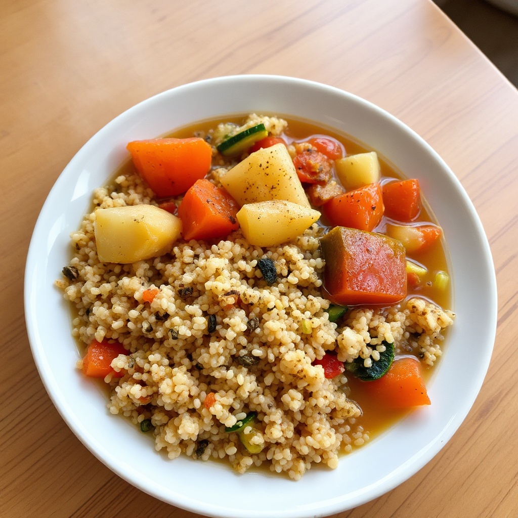 Quinoa- und Gemüse-Medley-Suppe