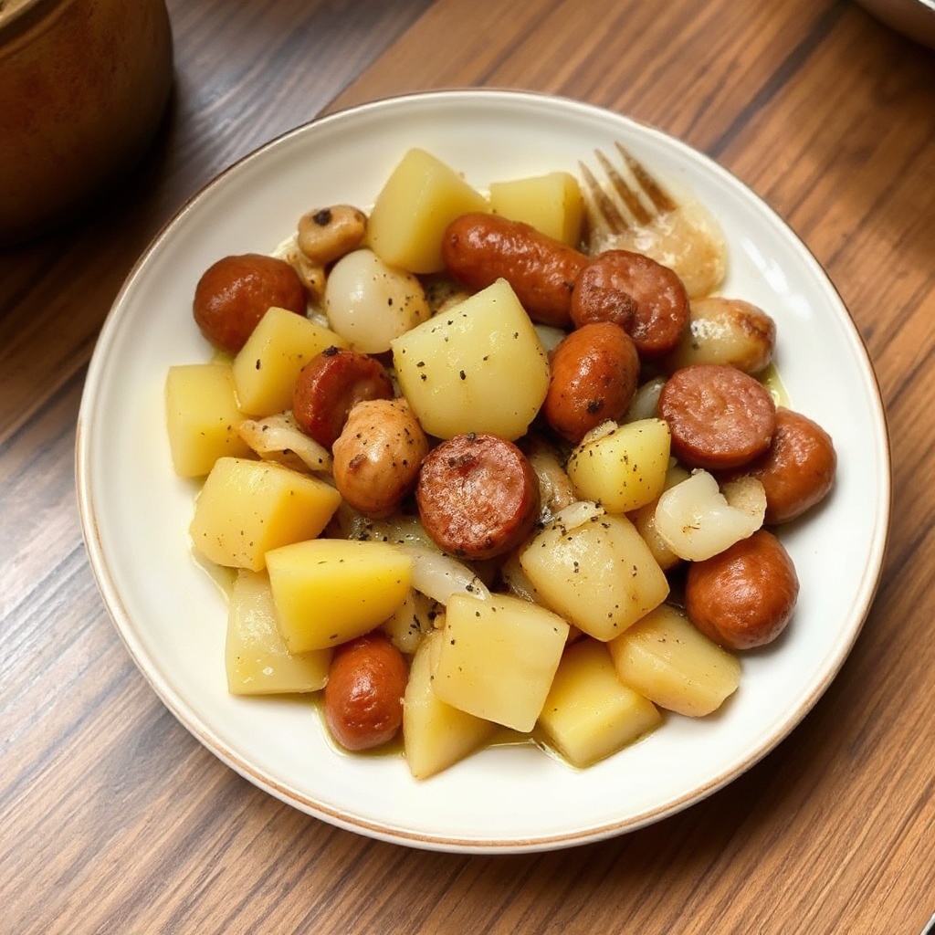 Padella di Salsiccia e Patate