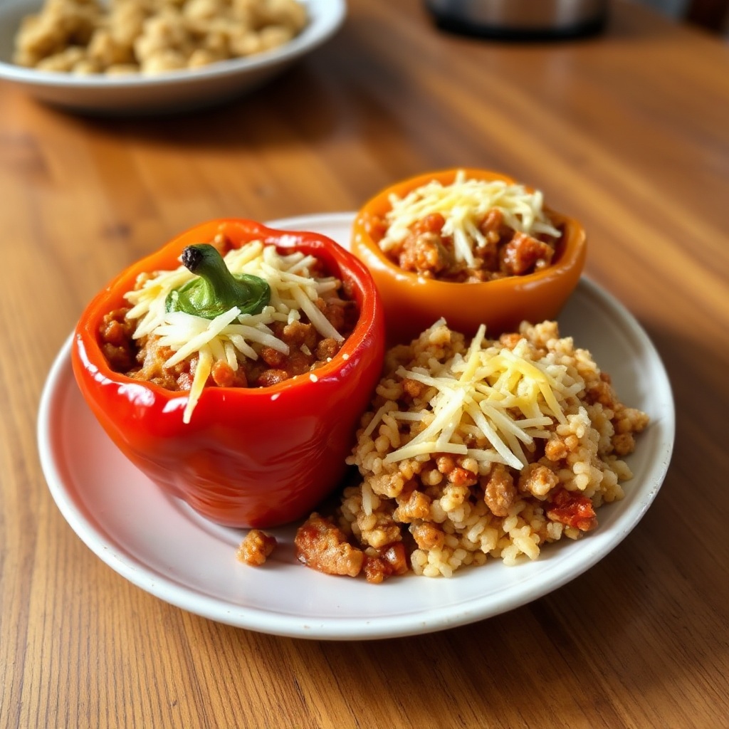 Savory Stuffed Bell Peppers