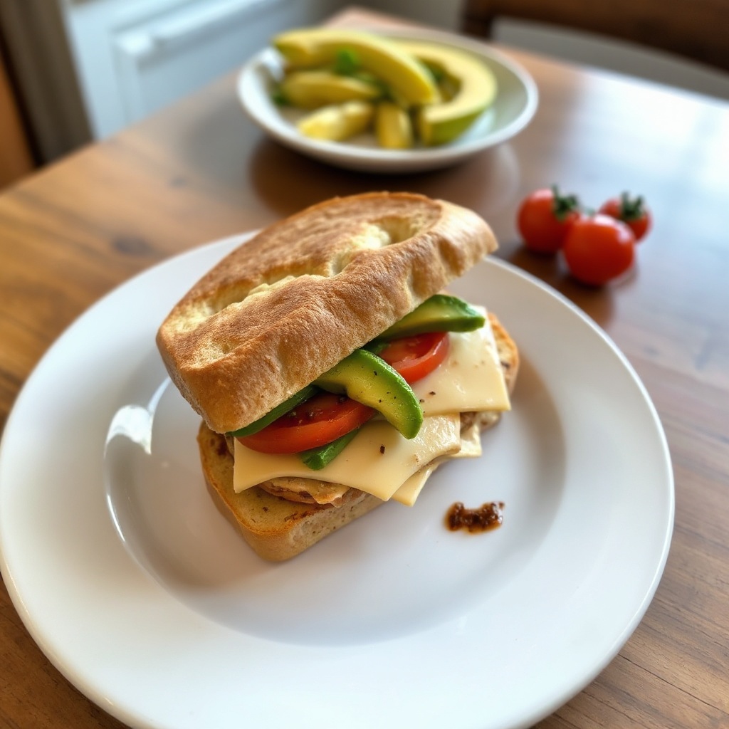 Southwestern Chicken Ciabatta Melt