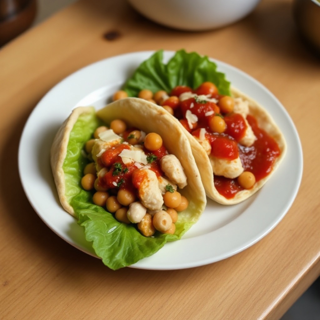 Pita Ripieni di Pollo e Ceci