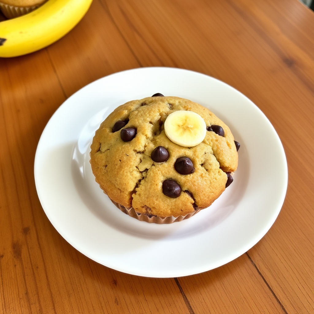 Leckere Bananen-Schokoladen-Muffins