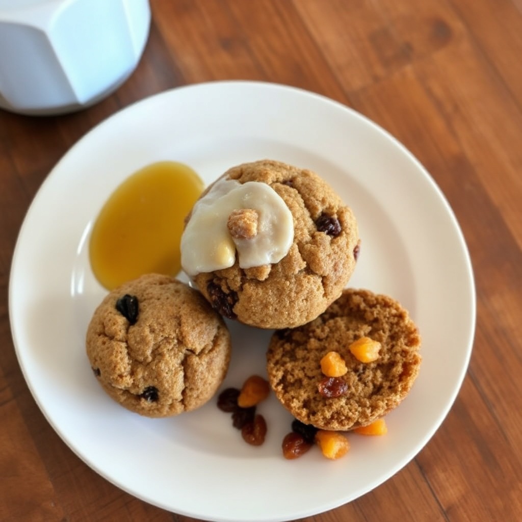 Gesunde Kleie-Muffins mit einem Twist