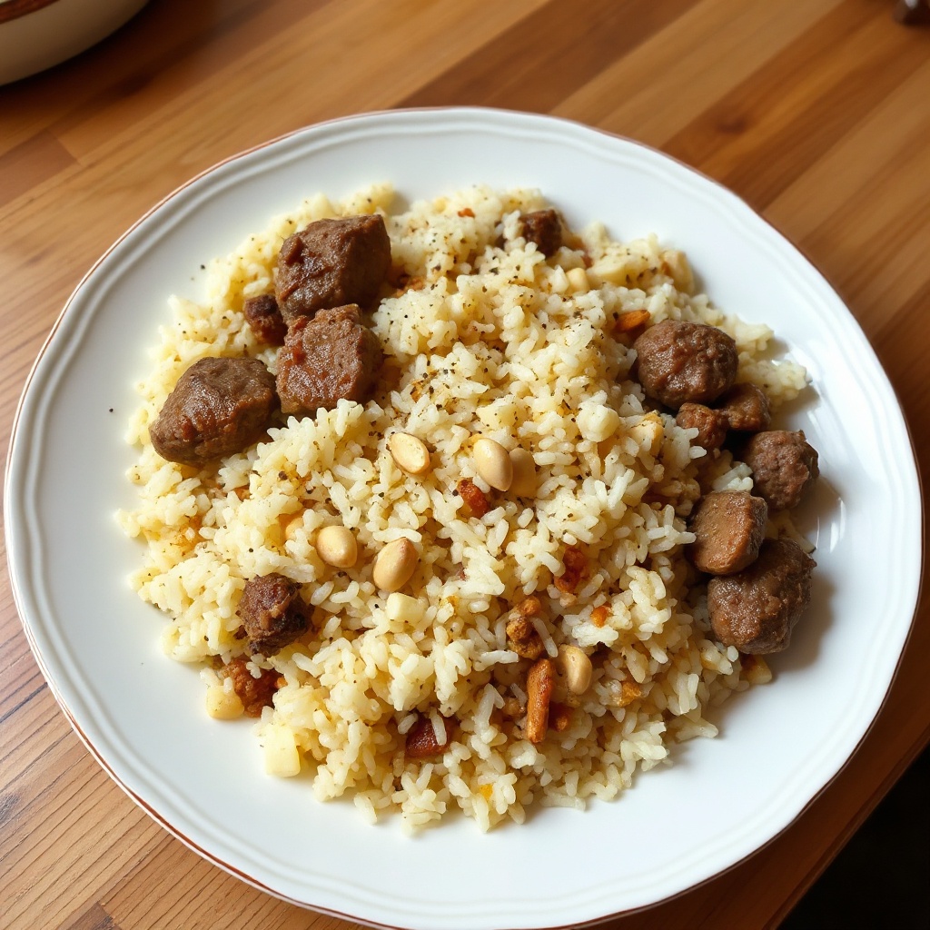 Middle Eastern Lamb and Rice Delight