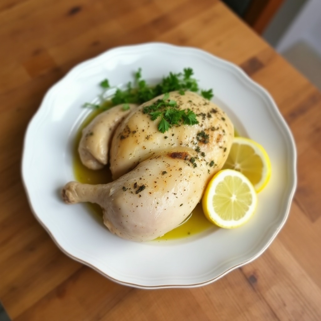 Kräuter-infused Zitronen-Rösthähnchen
