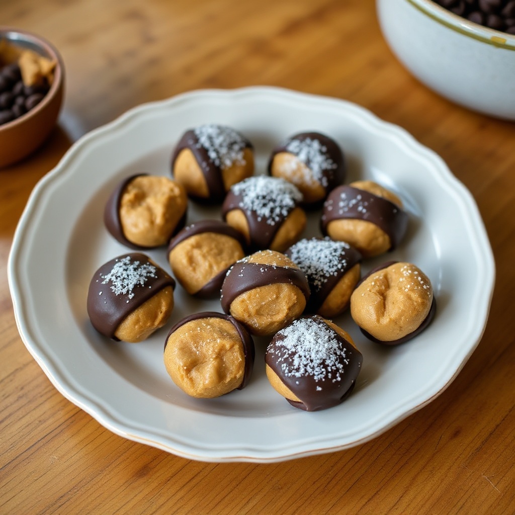 Chocolate-Dipped Peanut Butter Bites