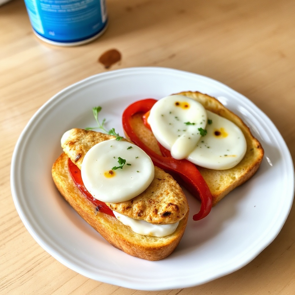 Panini di Pollo Grigliato e Mozzarella su Focaccia