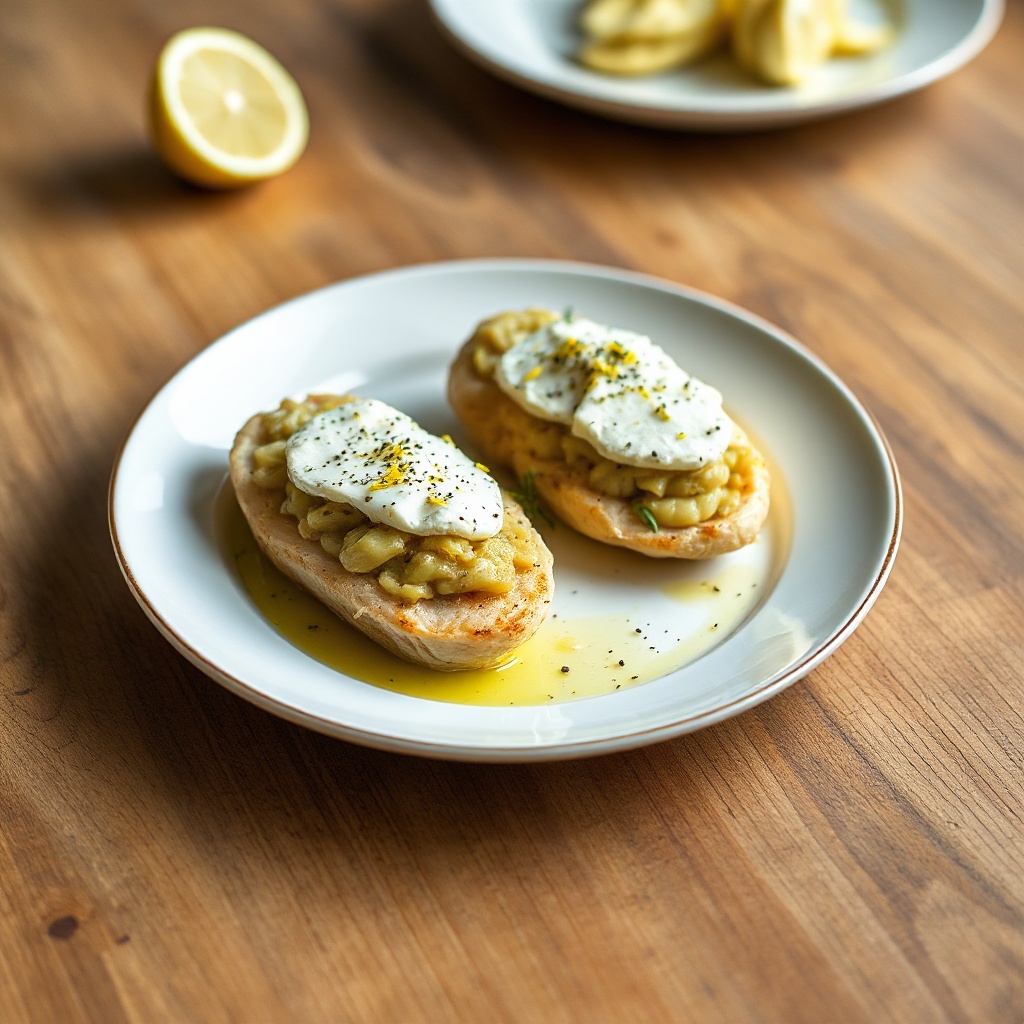 Petti di Pollo Ripieni con Carciofi e Limone