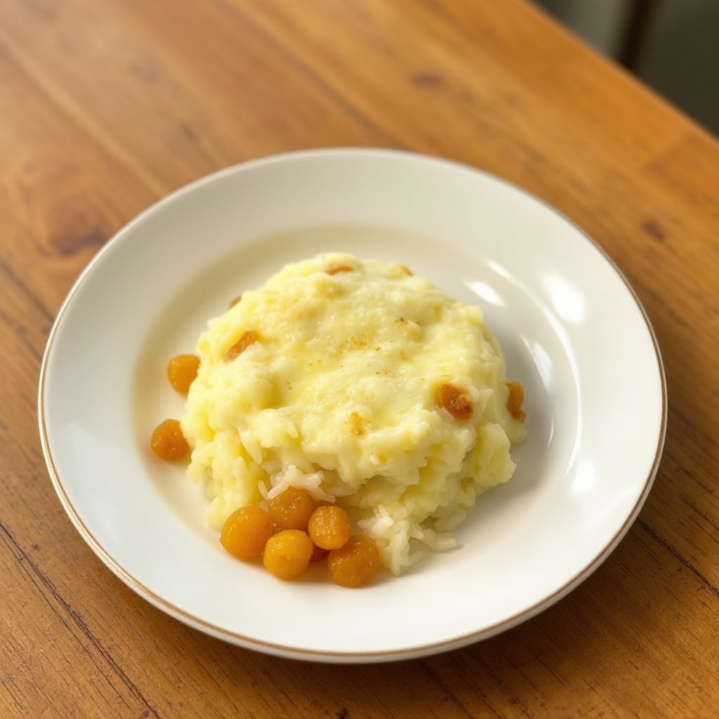 Creamy Baked Rice Pudding with Golden Raisins