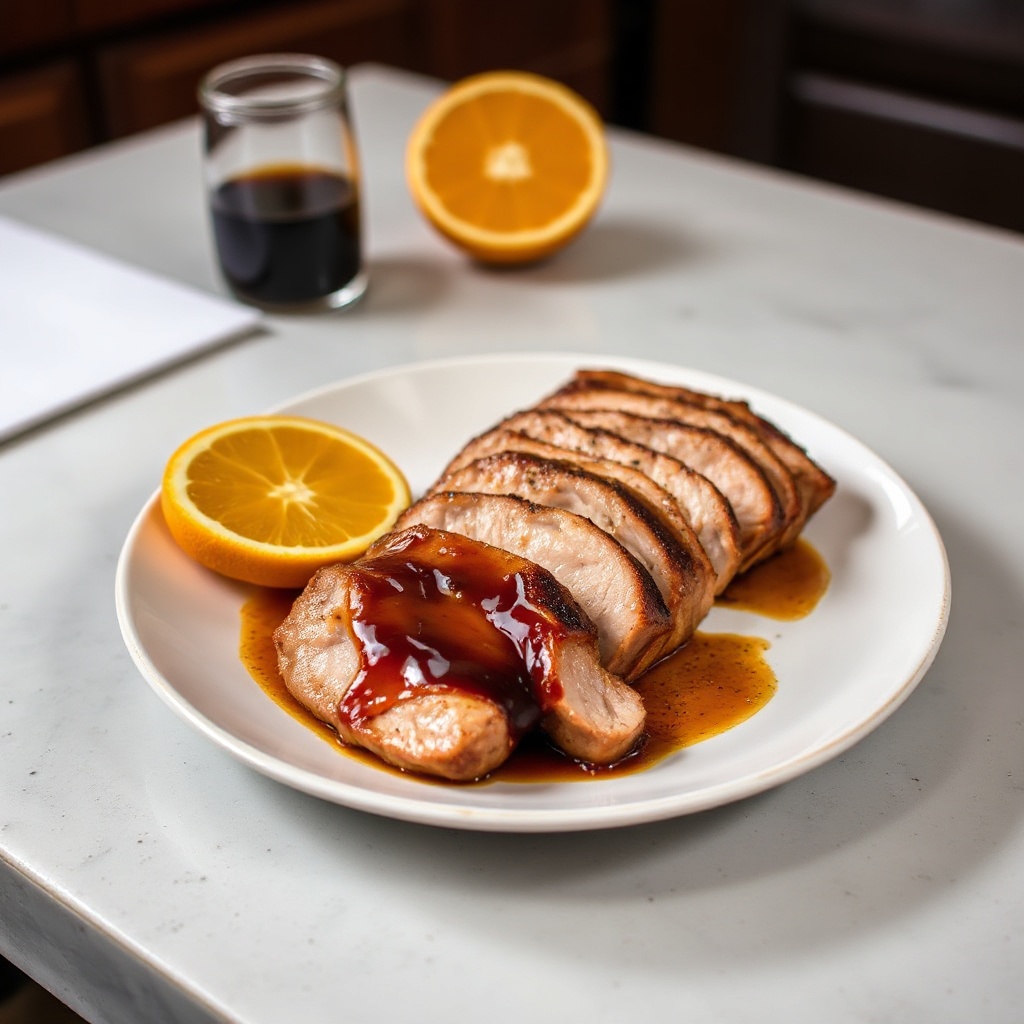 Citrus-Ginger Glazed Pork Tenderloin