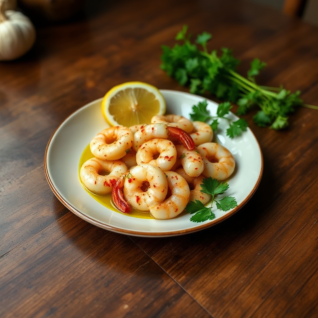 Zesty Knoblauch-Zitronen-Garnelen-Delight
