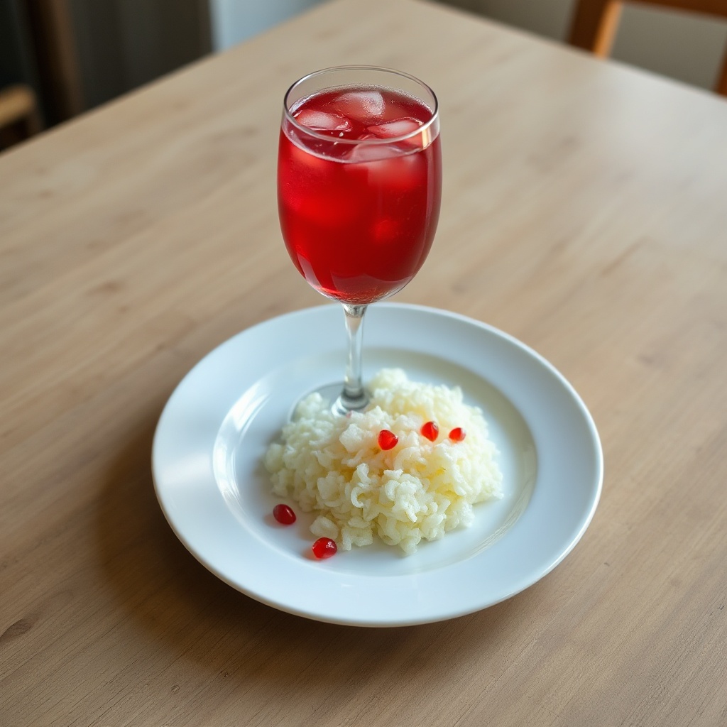 Elegant Pomegranate Sparkle