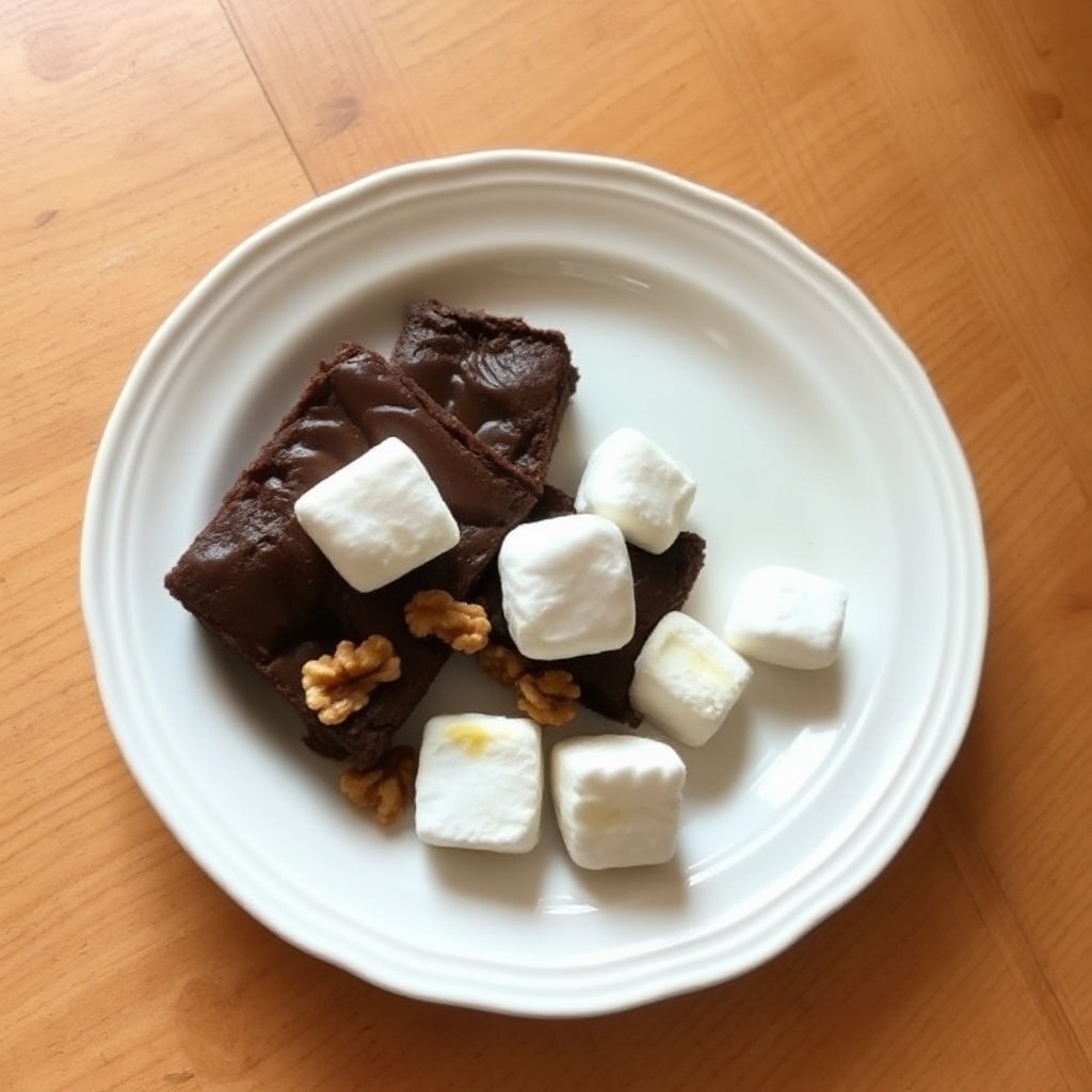 Brownies Decadenti con Marshmallow e Noci