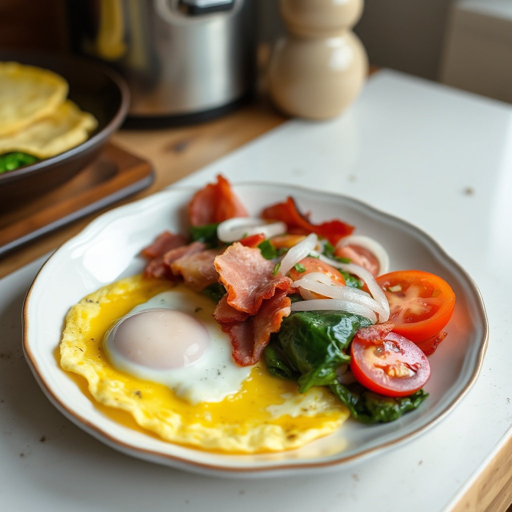 Anpassbare Kochbeutel-Omelettes