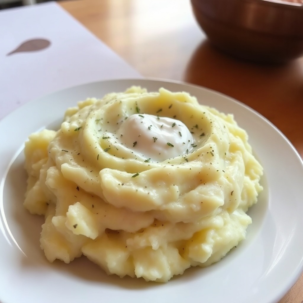 Purè di Patate Cremoso alle Erbe