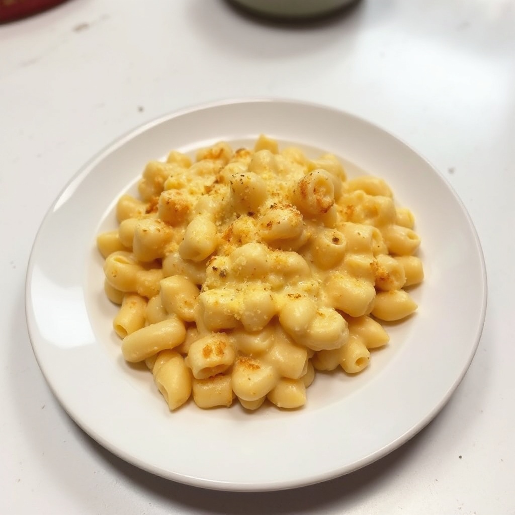 Cremige gebackene Makkaroni und Käse Delikatesse