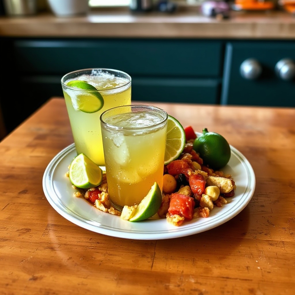 Spritzige Limetten-Bier-Margaritas