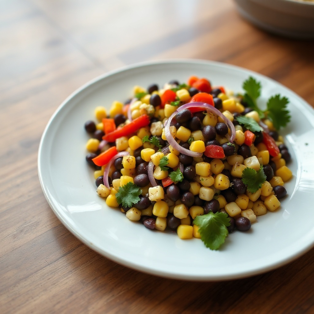 Insalata di Fagioli Neri e Mais