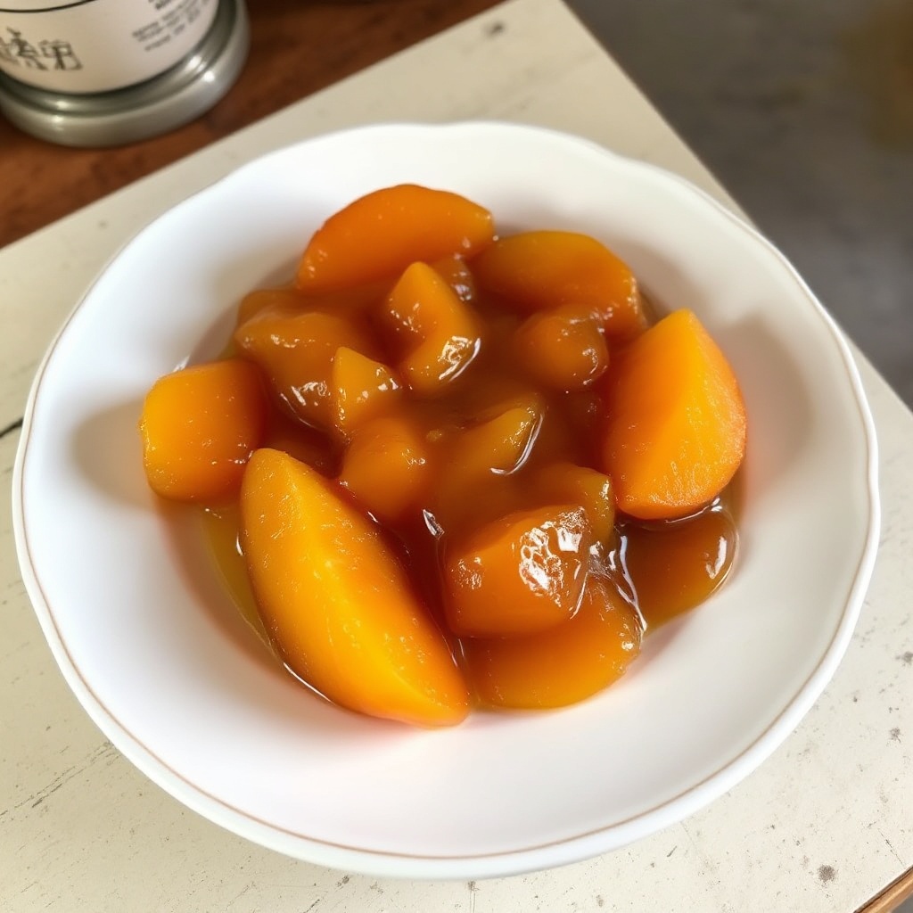 Vanille Bourbon Pfirsichmarmelade