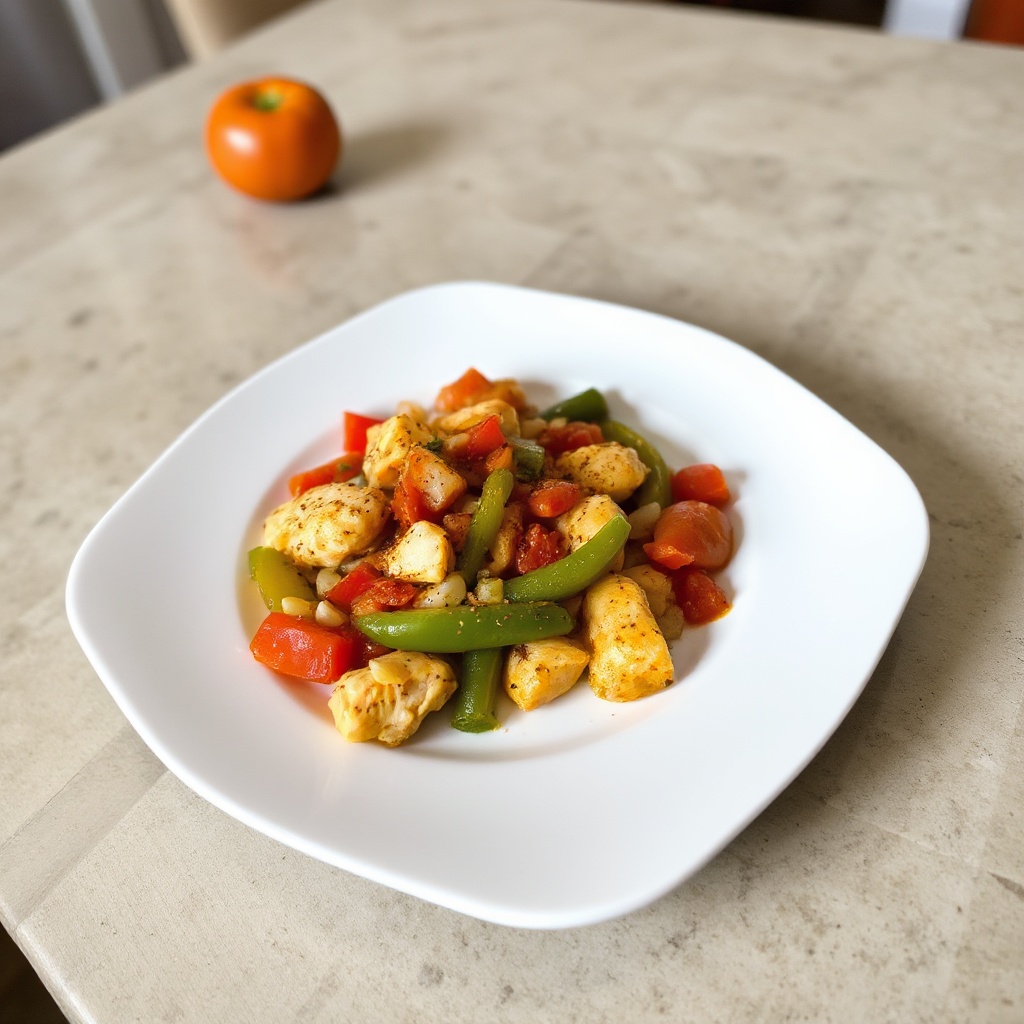 Zesty Chicken and Bell Pepper Skillet