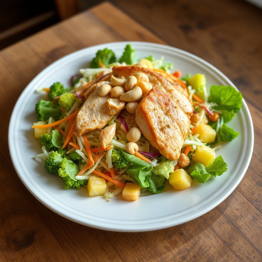 Tropical Chicken Salad with Cashew Crunch