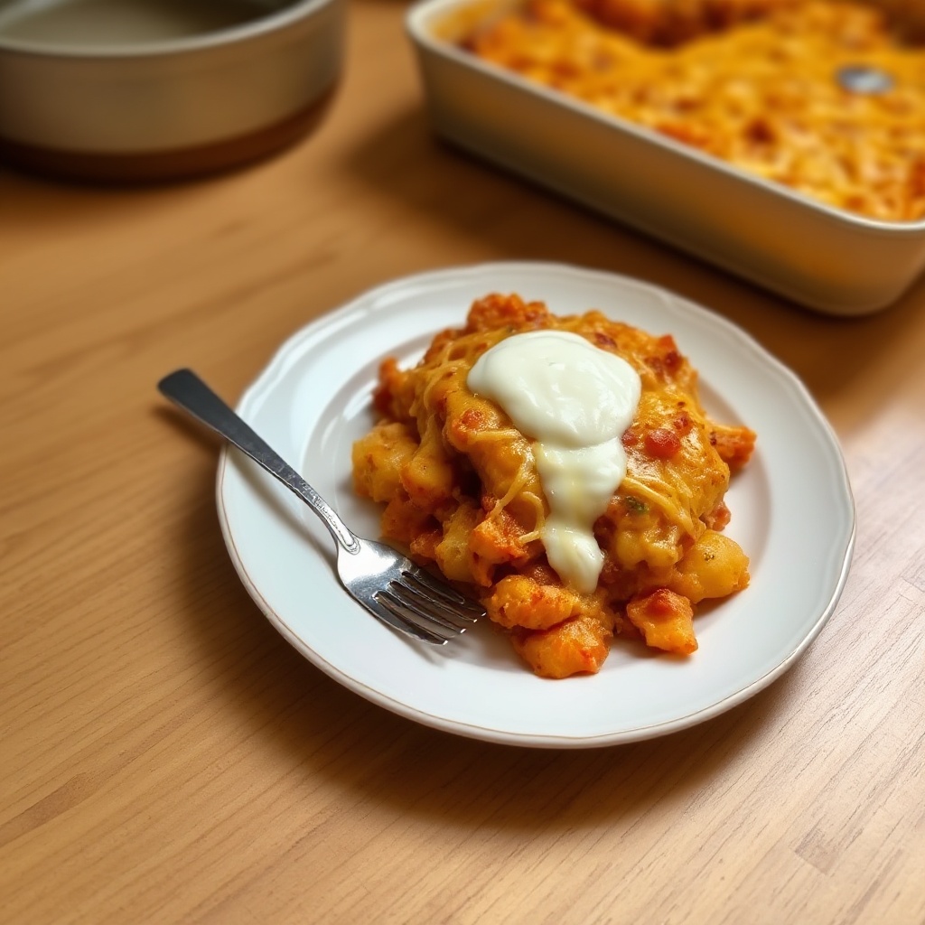 Käse-Paprika-Kartoffelauflauf