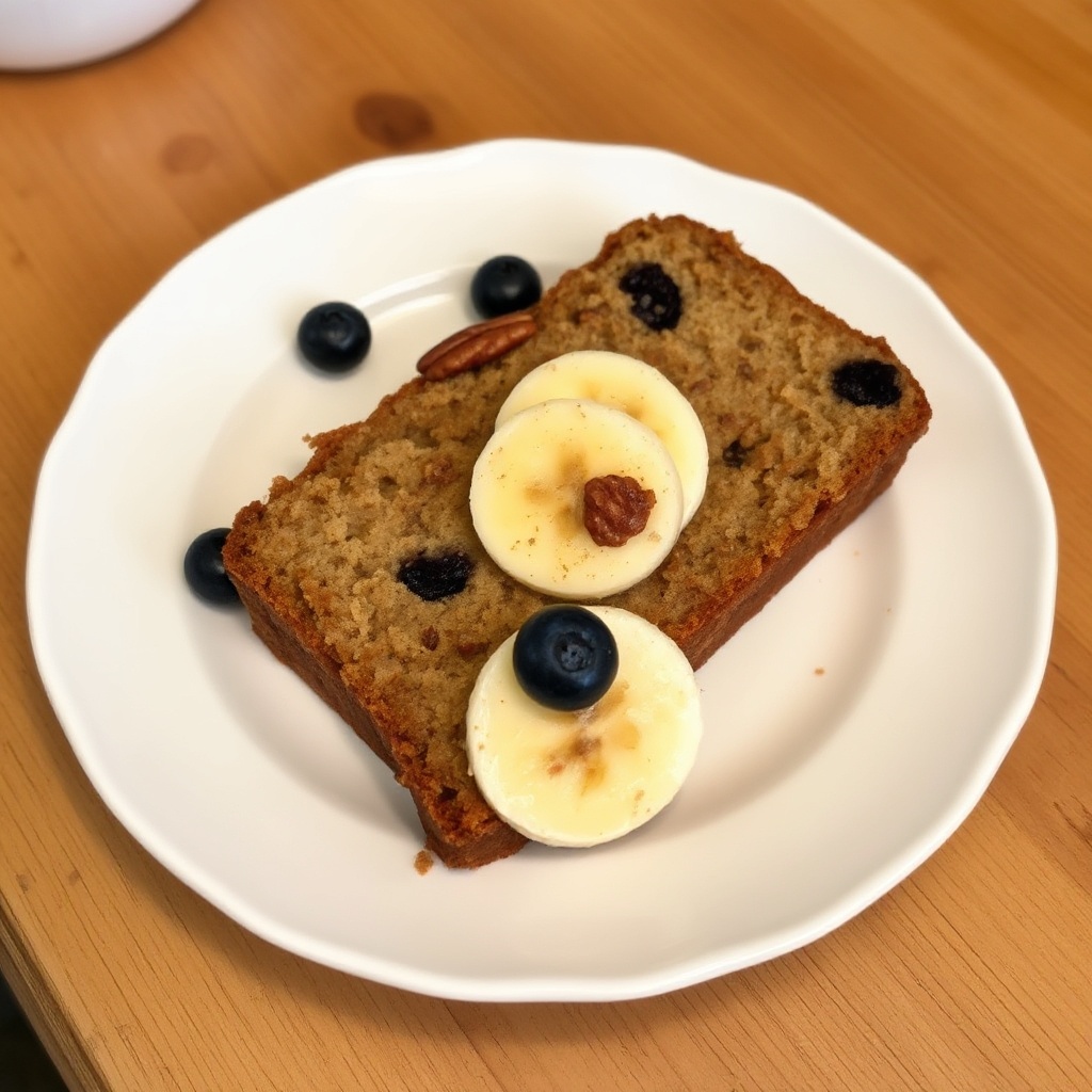 Blaubeer-Bananen-Nuss-Brot
