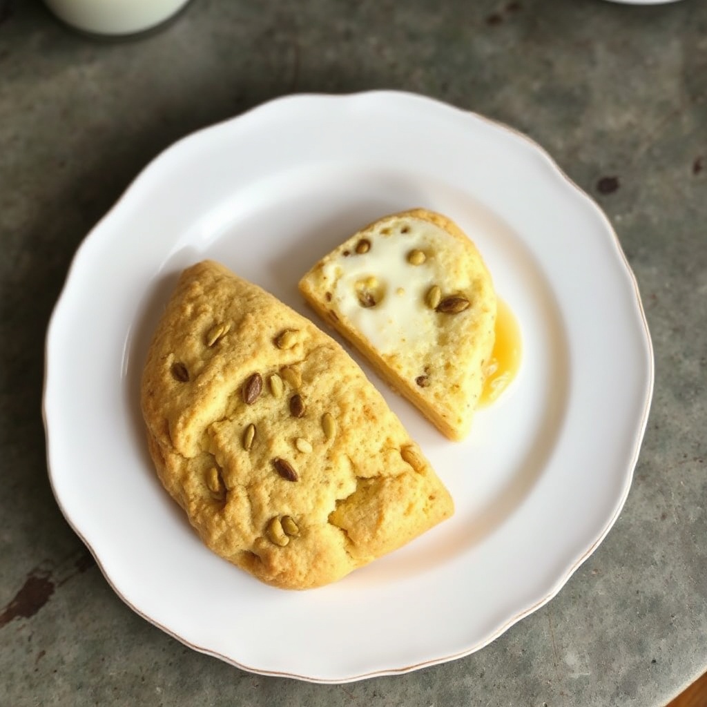Tahini- und Sonnenblumenkern-Scones