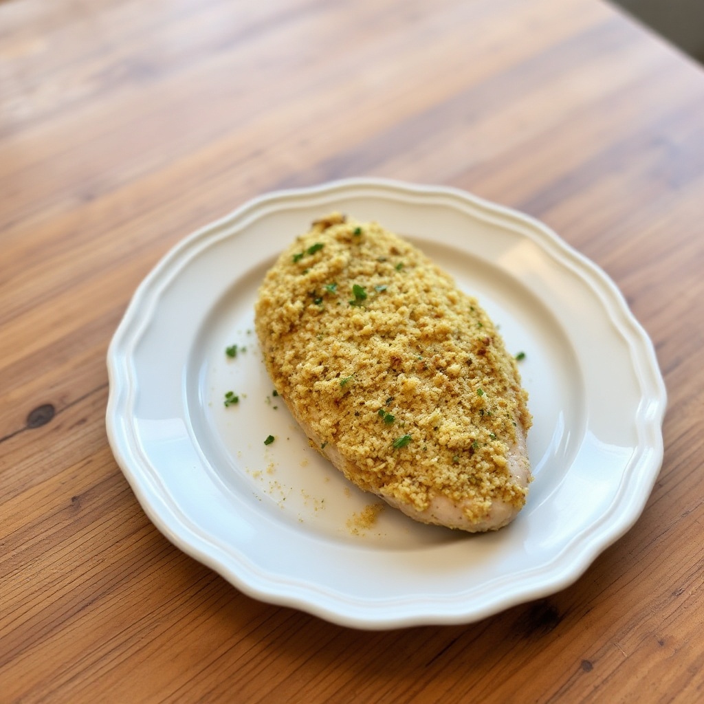 Pollo al Parmigiano con Crosta di Erbe