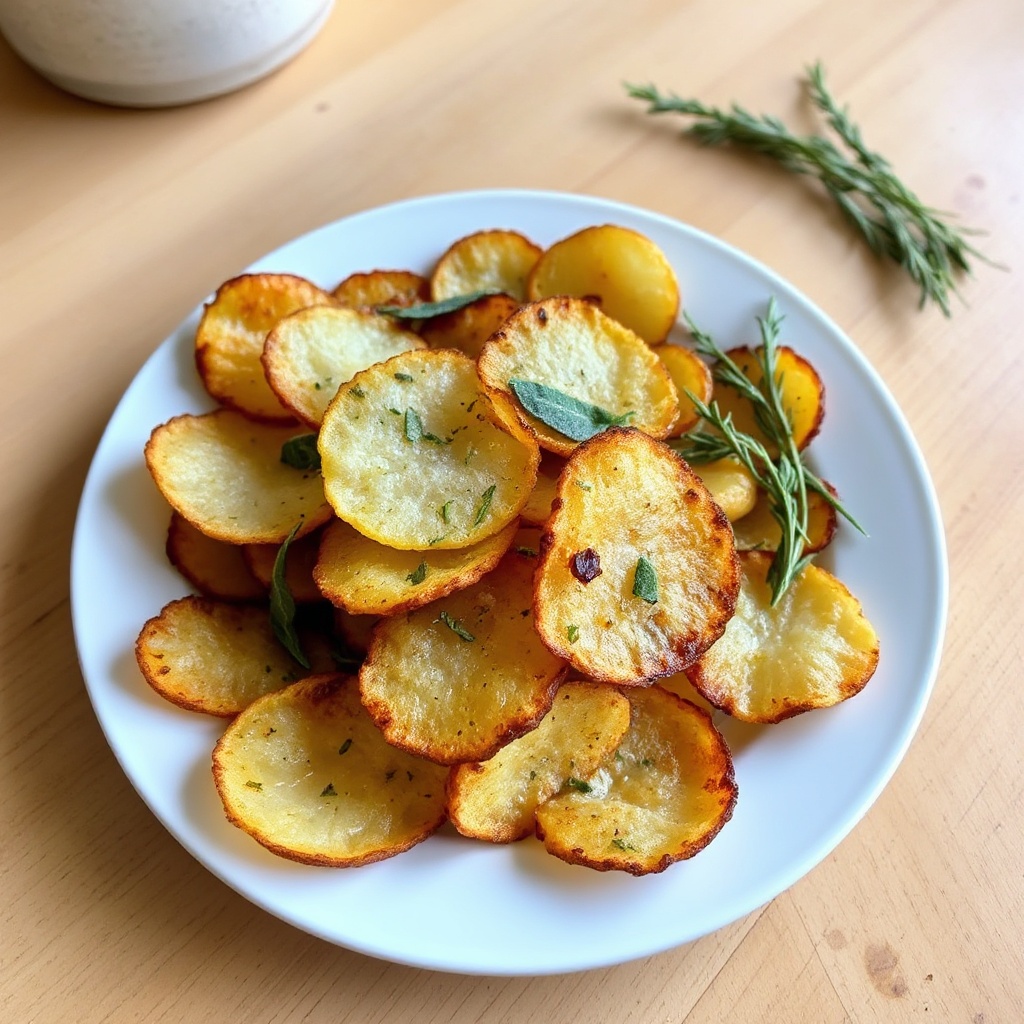 Crispy Herb-Infused Potato Chips