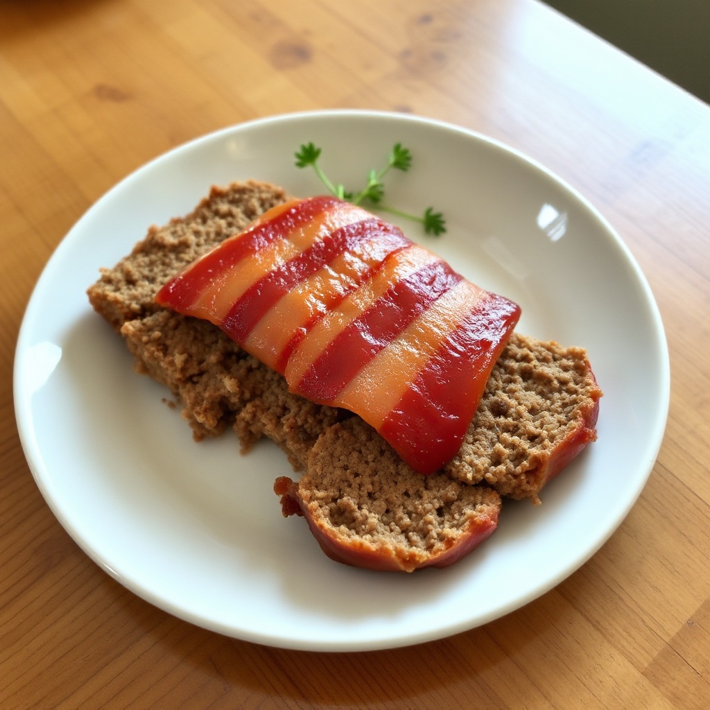 Herzhafter Speck-Umwickelter Hackbraten