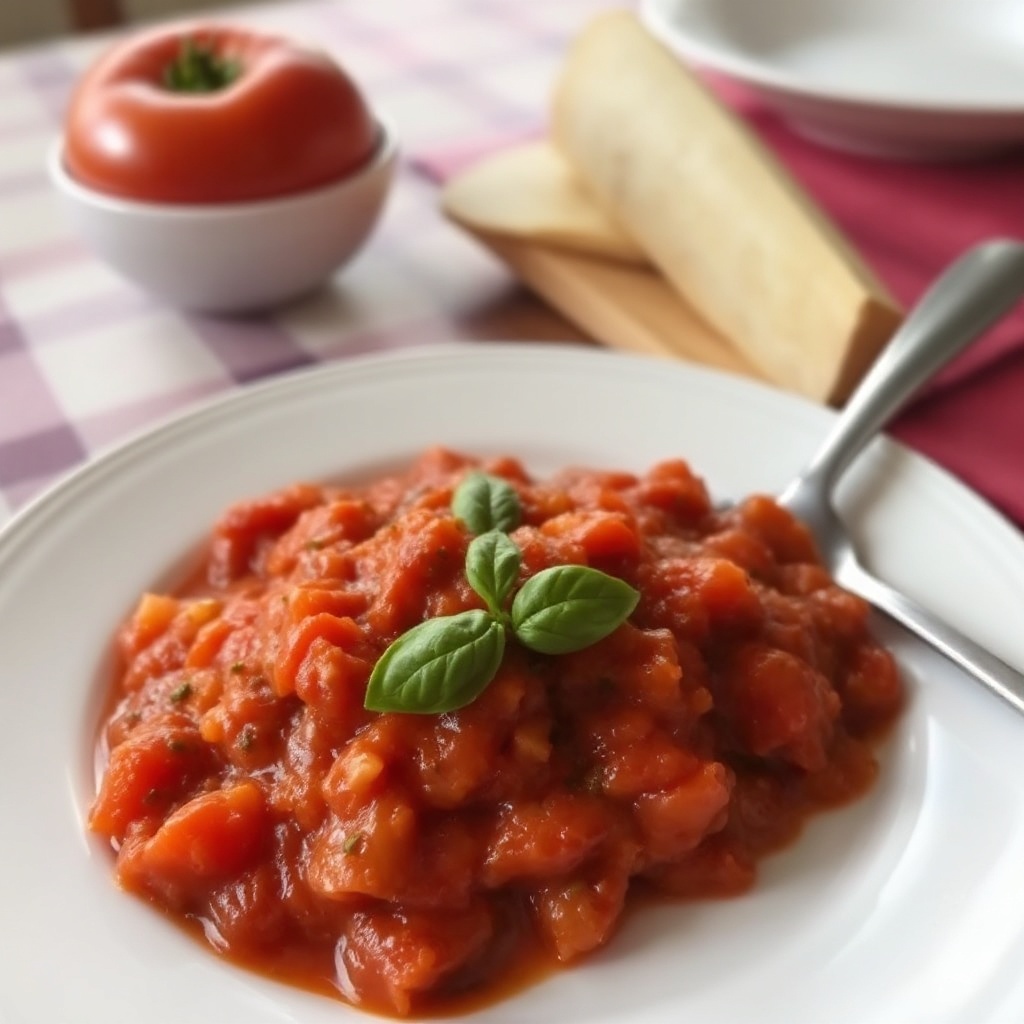 Homemade Hearty Tomato Sauce