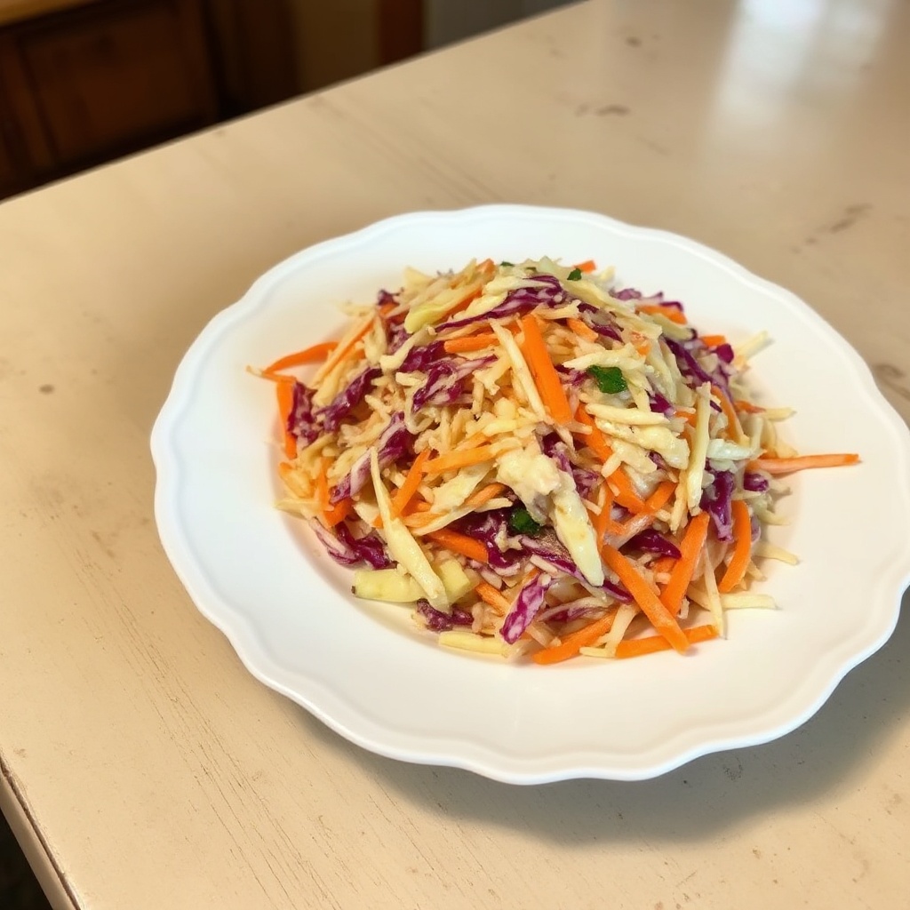 Insalata di Cavolo Croccante e Cremosa