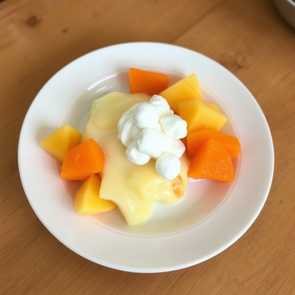 Delizia Cremosa di Frutta Tropicale