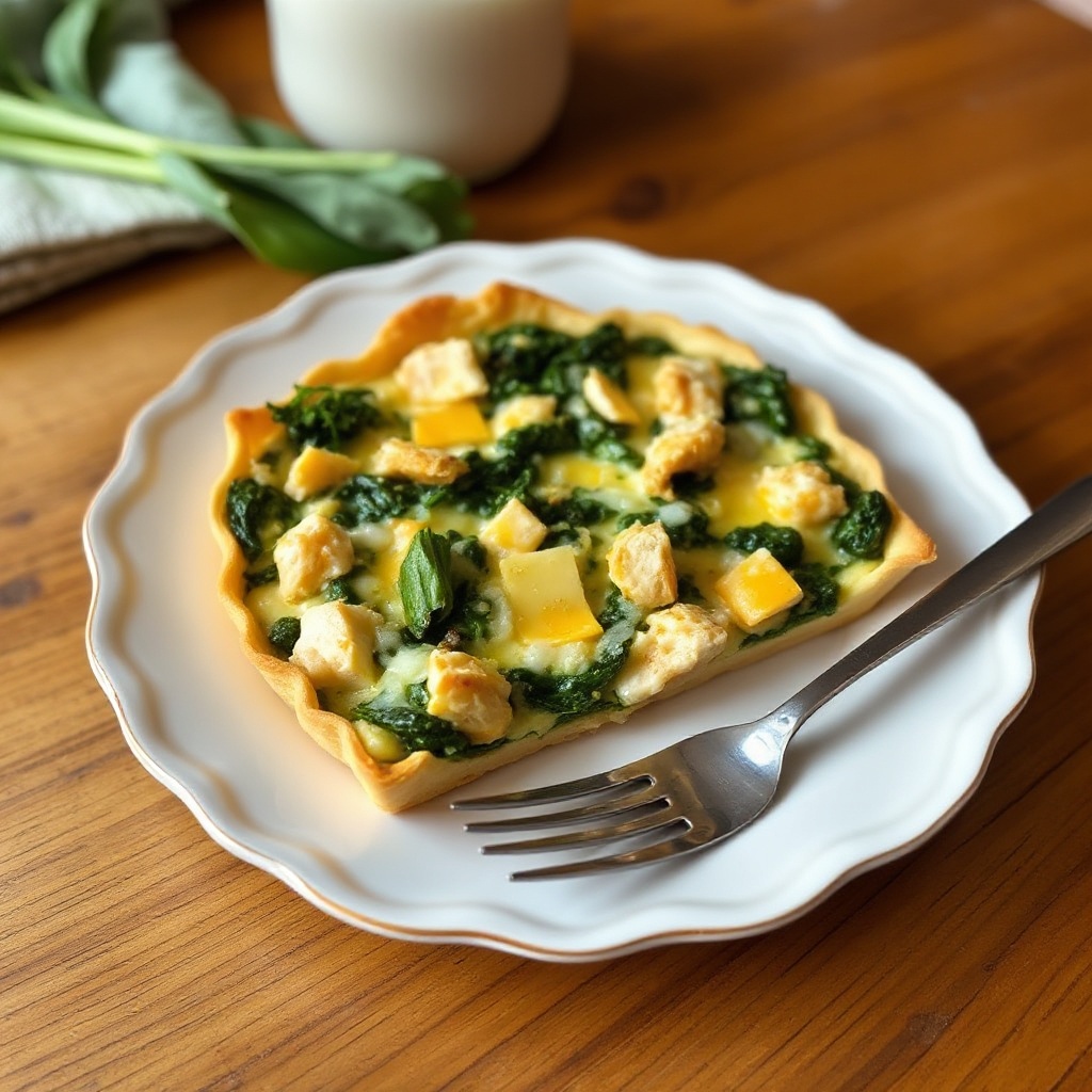 Torta Salata di Pollo e Spinaci