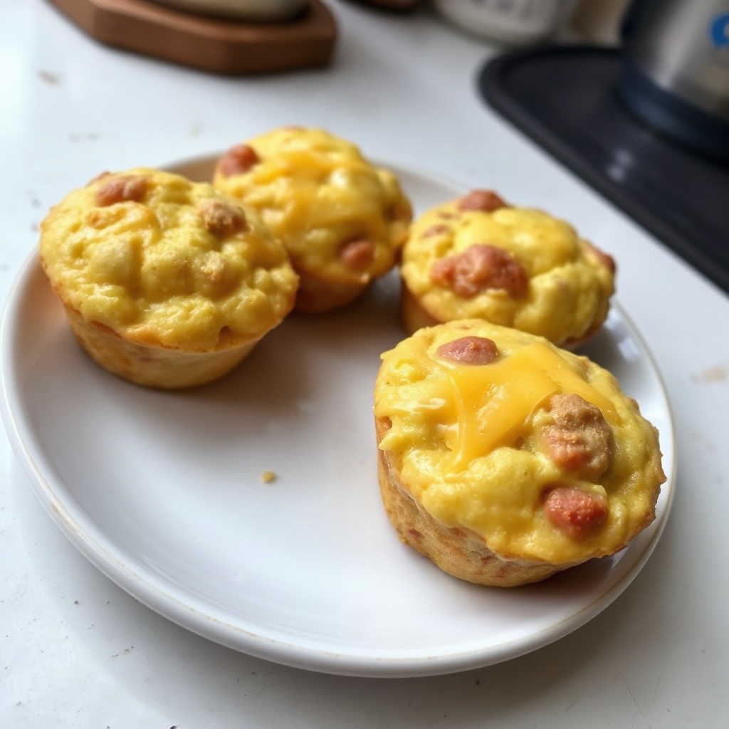 Muffin Salati con Prosciutto e Formaggio