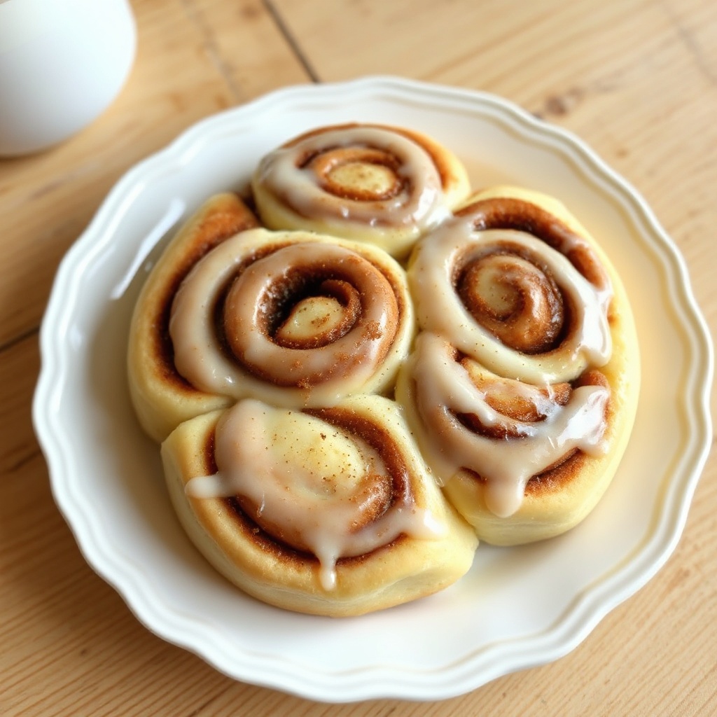 Leckere Vanille-Zimt-Schnecken