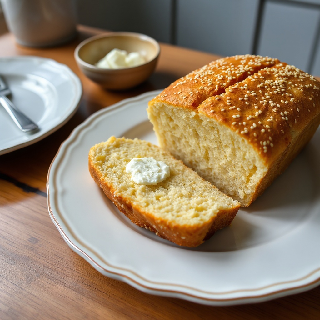 Goldener Quarkbrot
