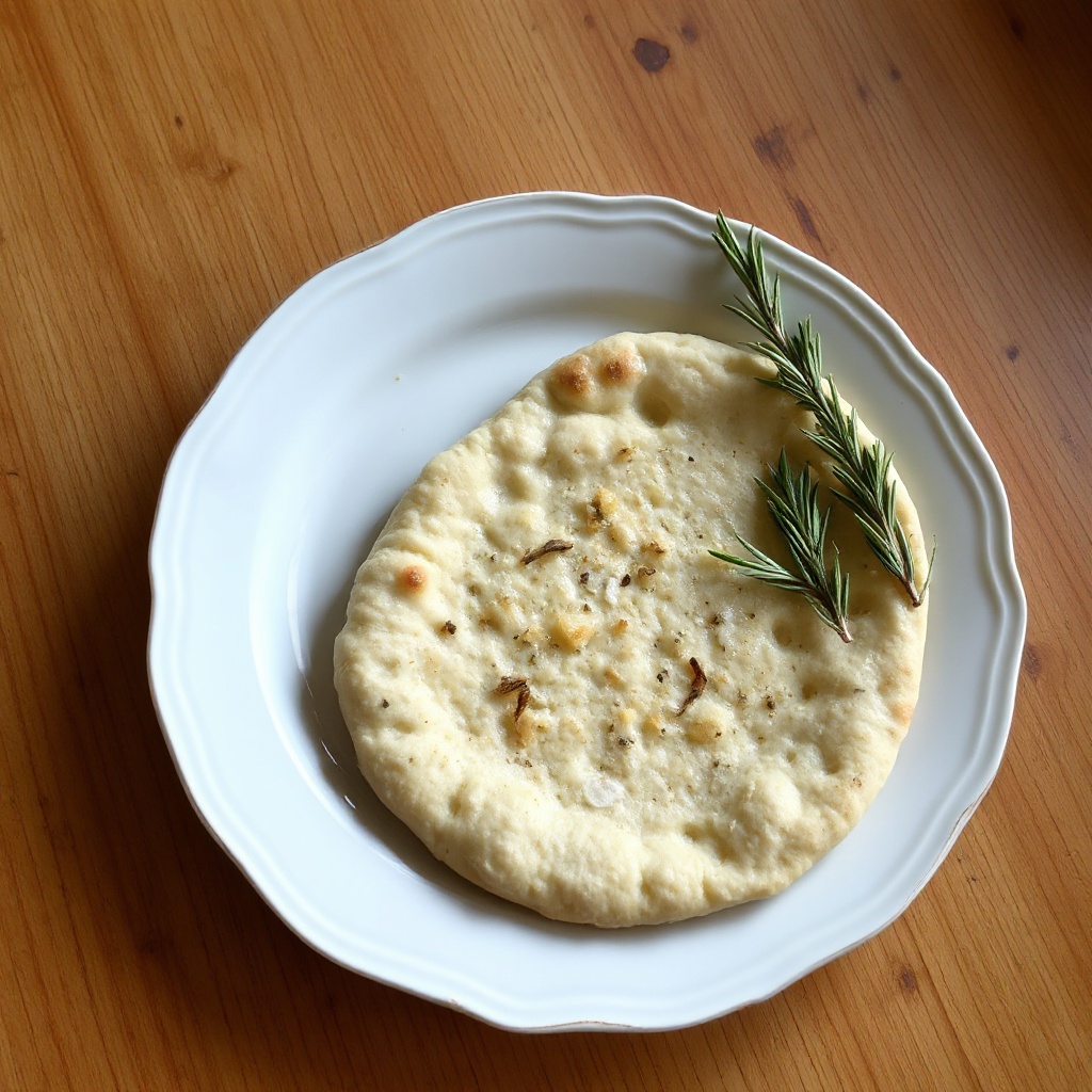 Rustikales Rosmarin-Zwiebel-Fladenbrot