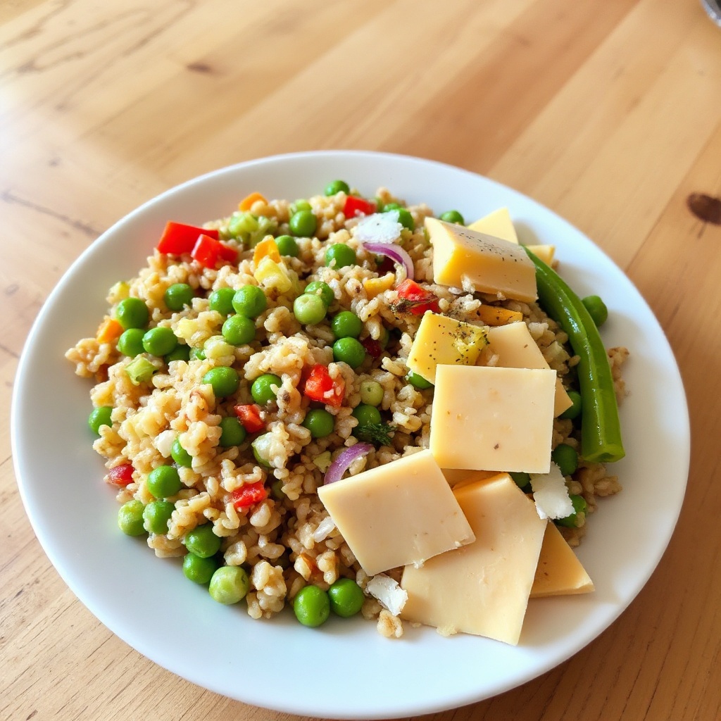 Zesty Brown Rice and Veggie Salad