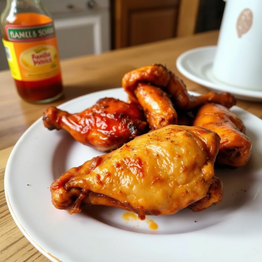 Würzige Überbackene Hähnchenflügel