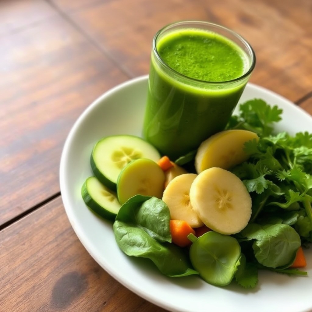 Erfrischender Grüner Smoothie