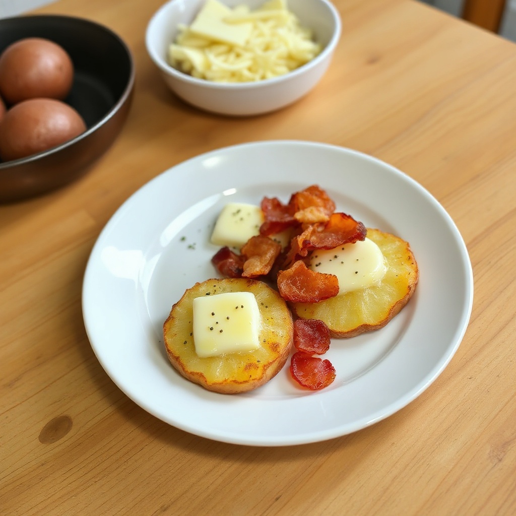 Crispy Buttered Potato Medallions