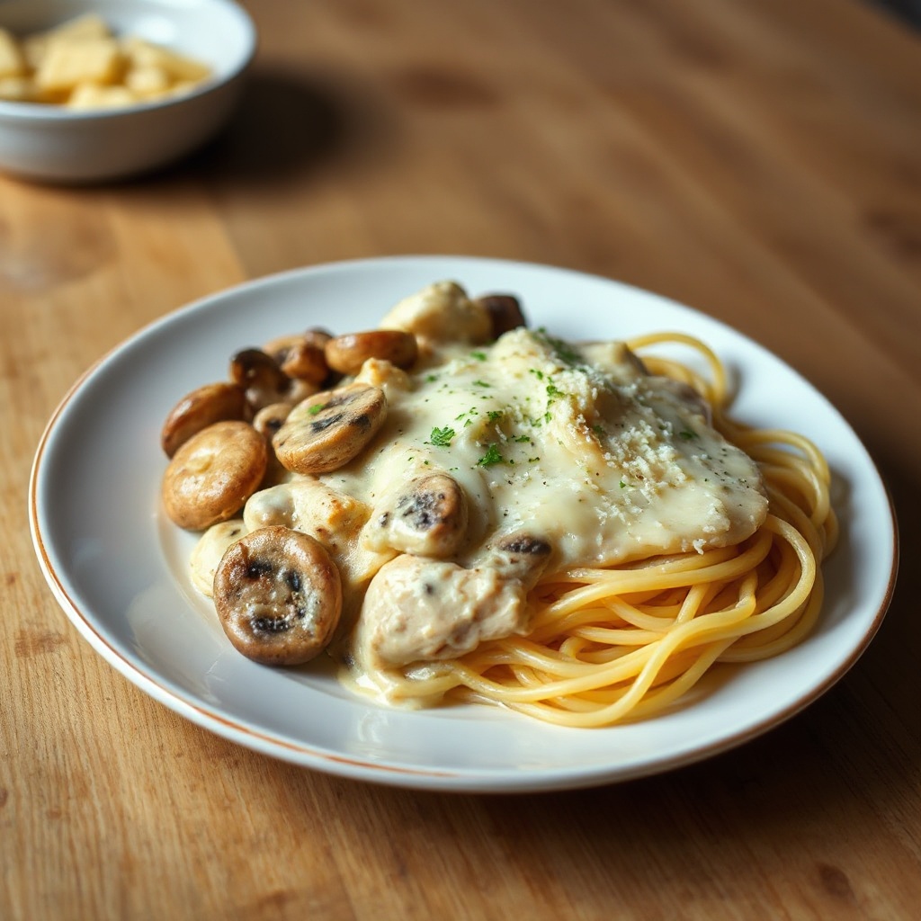 Creamy Chicken and Mushroom Bake