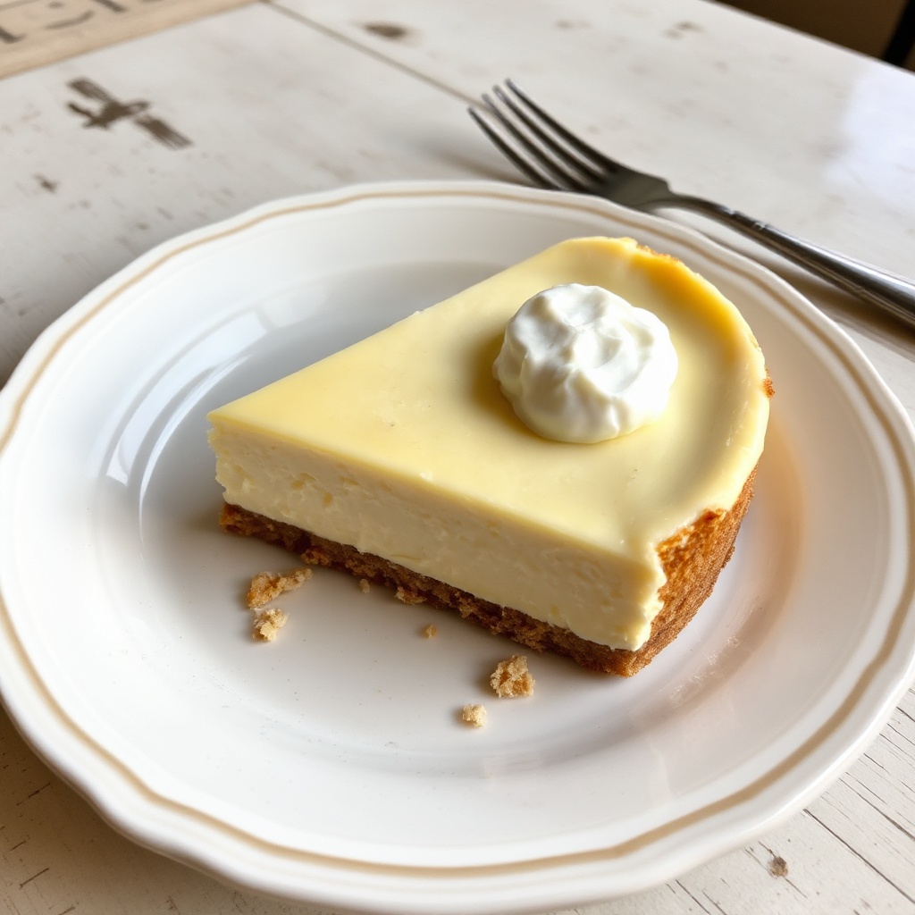 Cheesecake Cremoso alla Vaniglia con Crosta di Mandorle
