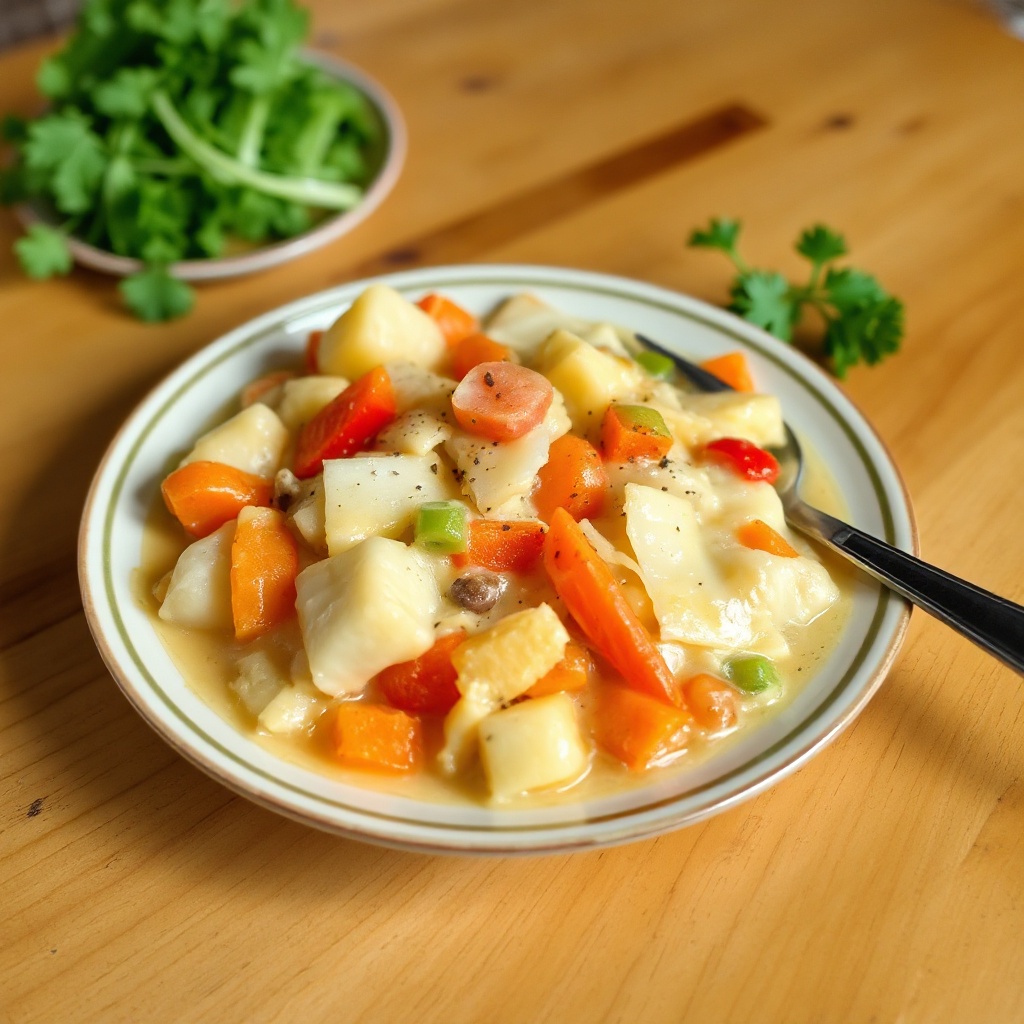 Creamy German Cheese and Vegetable Soup